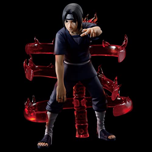 Banpresto Figura de Accion Uchiha Itachi Naruto Shippuden, Effectreme, 14 cm Multicolor BP88137