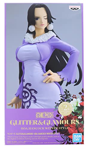 Banpresto Una Pieza – Boa Hancock – Figura Brillante y glamours, 25 cm Ver.B