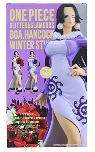 Banpresto Una Pieza – Boa Hancock – Figura Brillante y glamours, 25 cm Ver.B