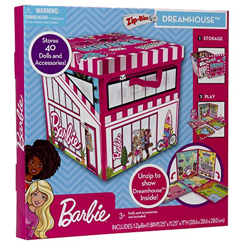 Barbie A1465XX - Zipbin casa de ensueño, caja de almacenamiento