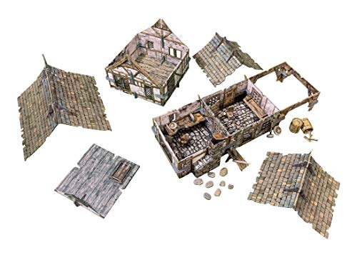 Battle Systems Fantasy Wargames Terrain - Blacksmiths Forge - Tablero de Juego de Guerra de Mesa de Varios Niveles - Wargaming 40K Universe - BSTFWE006