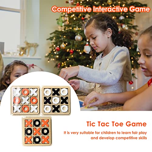 BBAUER Iq XOXO Juego - Bloques X y O,Estrategia clásica, Divertidos Juegos Mesa interactivos para Adultos, niños, decoración Mesa café