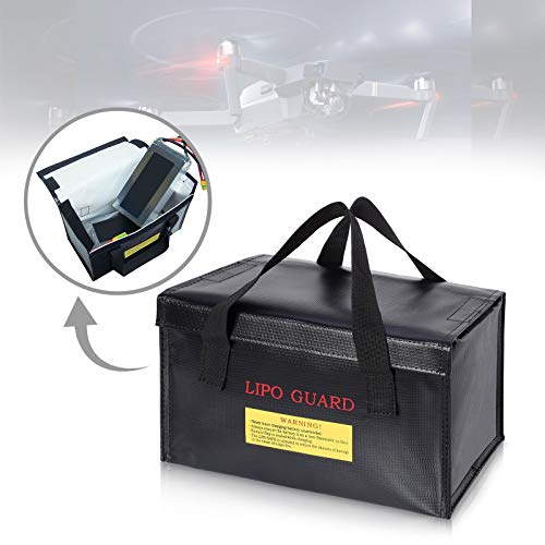 Be In Your Mind - Bolsa de batería LiPo RC para protección de seguridad, resistente a altas temperaturas de carga, impermeable, organizador para cargador