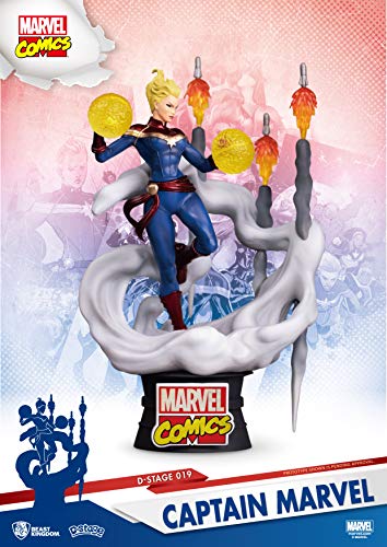 Beast Kingdom Toys Diorama Capitana Marvel 16 cm Marvel Cómics. D-Stage, DS-019