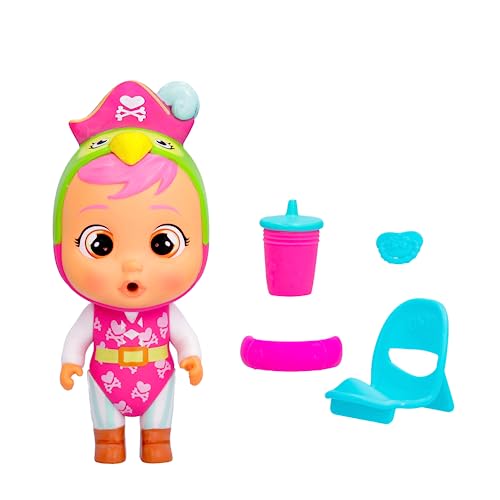 BEBÉS LLORONES LÁGRIMAS MÁGICAS Tropical Beach Babies Lora | Muñeca Coleccionable Que Llora lágrimas de Verdad con Bañador y 4 Accesorios - Juguete para niñas y niños +3 Años