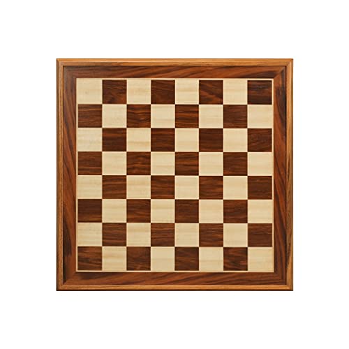 BENO Juego de ajedrez Tablero de ajedrez de Madera Maciza 19"Césped Pera de Madera ajedrez con Mesa de ajedrez Internacional de Soporte for Adultos Principiantes (tamaño : 48.4cm/19in)