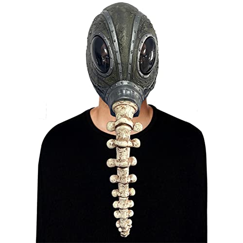 Bexdug Hombre Arena Halloween Disfraz Transpirable látex Cabeza Completa Miedo Terror Realista Carnaval Fiesta máscaras