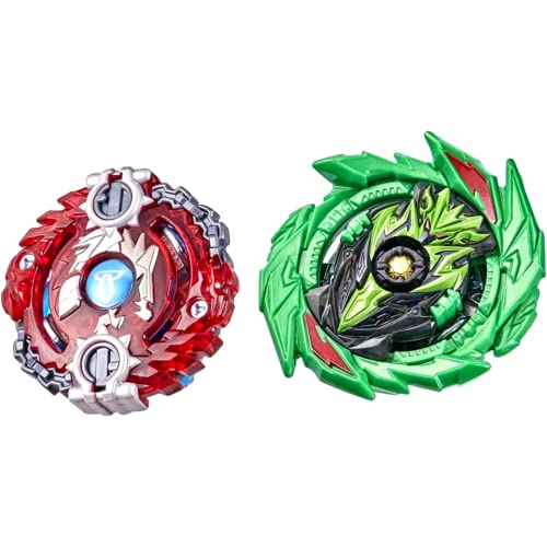 Bey-blade Battling Tops Set de 3-2x Micros & Burst Surge Origin Aquiles A6, Tyros T6 – Paquete de 3 unidades