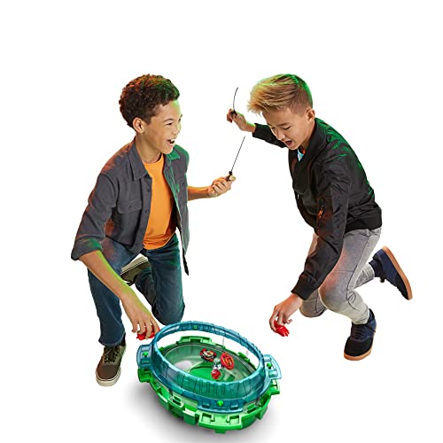 Beyblade Burst - QuadDrive - Set de batalla Descenso Interestelar - Beystadium, 2 tops y 2 lanzadores - A partir de 8 años