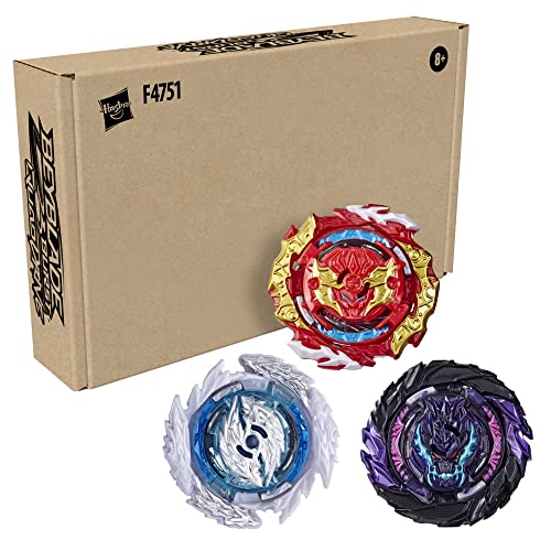 Beyblade Burst QuadDrive Sonic Warp - Juego de 3 peonzas de Batalla, Juguete para niños a Partir de 8 años, Multi