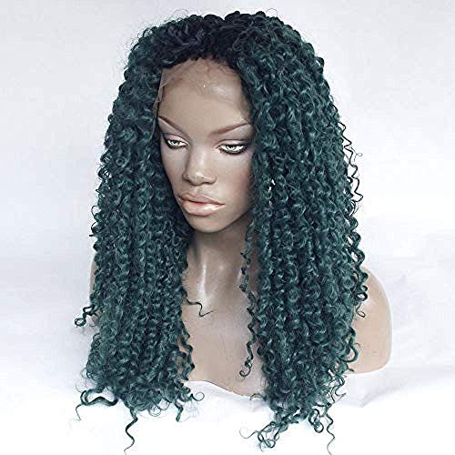 BGHJUE Ombre Long Small Curly Wavy Synthetic For Women 150% Density Beauty Blogger Cosplay Party Daily Use Girl Costume Wigs