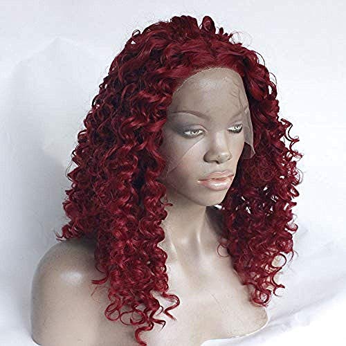 BGHJUE Ombre Long Small Curly Wavy Synthetic For Women 150% Density Beauty Blogger Cosplay Party Daily Use Girl Costume Wigs