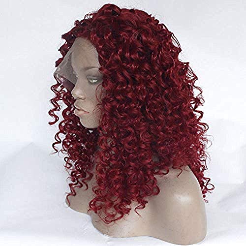 BGHJUE Ombre Long Small Curly Wavy Synthetic For Women 150% Density Beauty Blogger Cosplay Party Daily Use Girl Costume Wigs