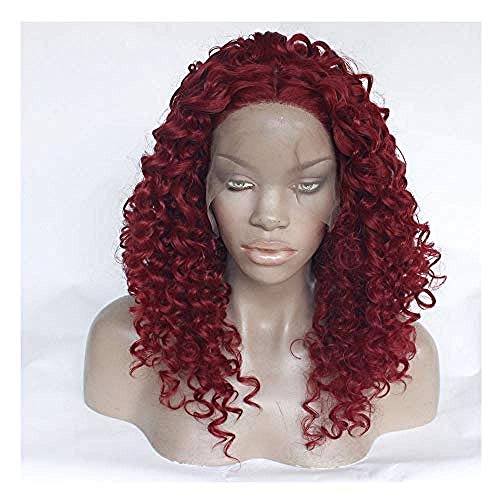 BGHJUE Ombre Long Small Curly Wavy Synthetic For Women 150% Density Beauty Blogger Cosplay Party Daily Use Girl Costume Wigs