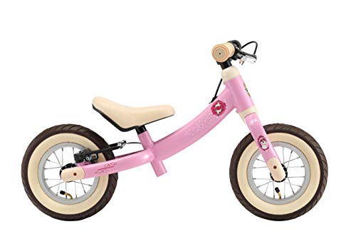 BIKESTAR Bicicleta sin Pedales para niños y niñas | Bici 10 Pulgadas a Partir de 2-3 años con Freno | 10" Edición Sport Rosa Unicornio