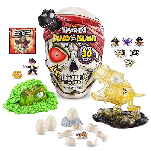 Bizak Dino Island Calavera Gigante Calavera Enorme con más de 30 sorpresas para Descubrir con temática de Piratas y Dinosaurios, Recomendado a Partir de 5 años (62367488)