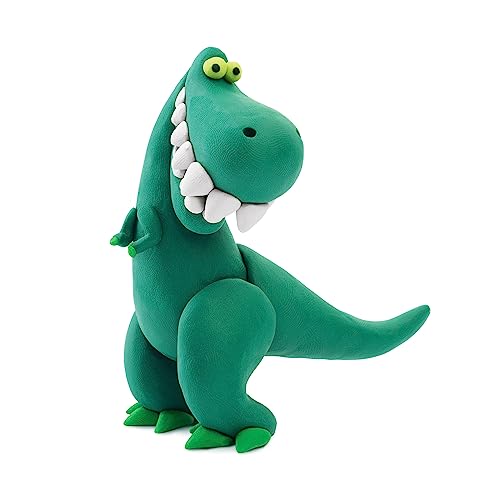 Bizak Hey Clay Pack Deluxe Dinos, Plastilina de Secado al Aire y App con Instrucciones para moldear y Jugar, Regalo para niños y niñas de más de 3 años, (64245011)