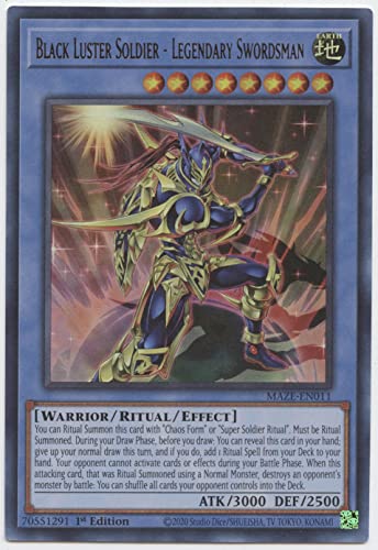 Black Luster Soldier - Legendary Swordsman - MAZE-EN011 - Ultra Raro - 1ª edición