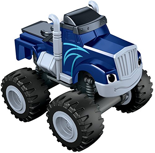 Blaze y los Monster Machines de Nickelodeon - Coche Crusher, Color Azul (Mattel CGF22)