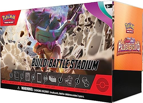 Blister Juego Cartas Coleccionables Construye y Combate en el Estadio Escarlata Y Purpura 2 Pokemon ingles