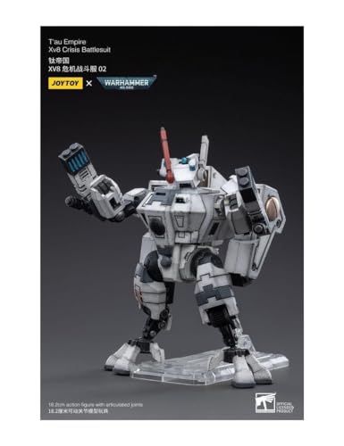 BLOOMAGE JOYTOY (BEIJING) TECH Warhammer 40k: T'au Empire XV8 Crisis Battlesuit Shas'ui K'Yen Figura a Escala 1:18