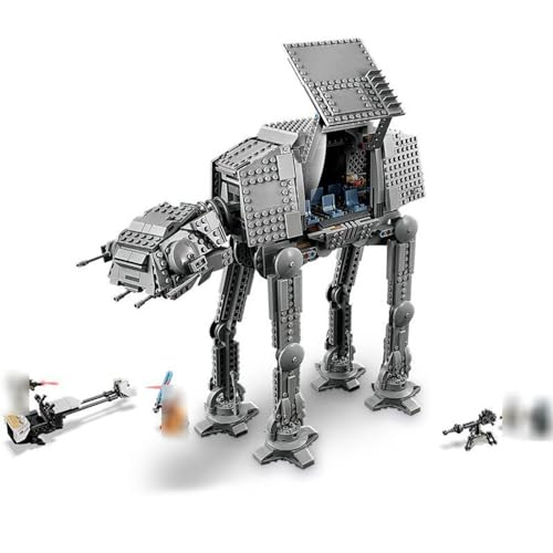 Bloques De Construcción Star Wars AT-AT,con Minifiguras Juguete de Colección,Maqueta de Construcción Regalo para Niños Decoración para la Habitación A