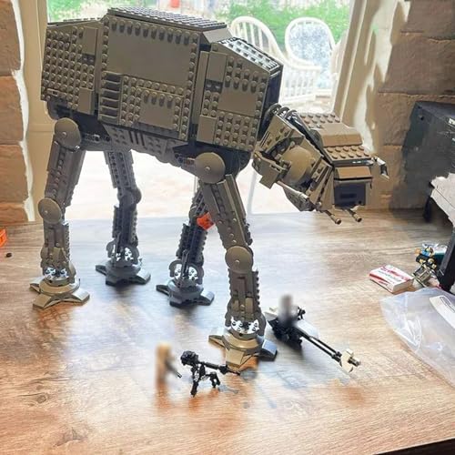 Bloques De Construcción Star Wars AT-AT,con Minifiguras Juguete de Colección,Maqueta de Construcción Regalo para Niños Decoración para la Habitación A