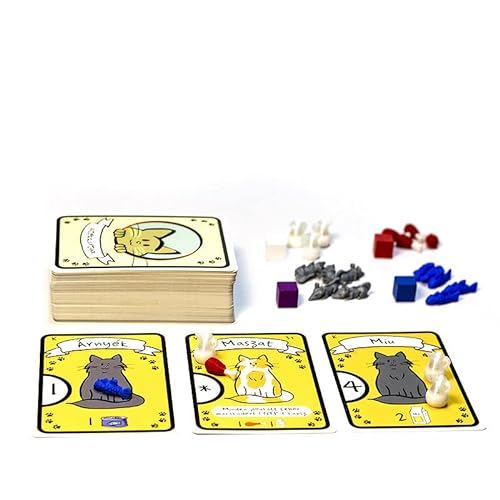 BoardGameSet Juego de mesa Cat Lady compatible con juego de mesa para gatos, paquete de alimentos para gatos, accesorios de juego de mesa de expansión (2020P00013)