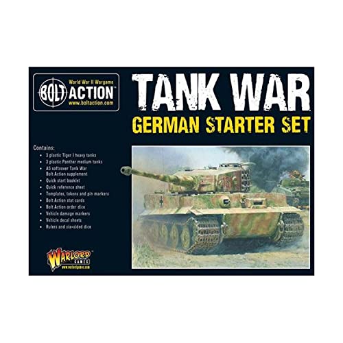 Bolt Action Warlord Games, Tank War German starter set, Wargaming Miniatures