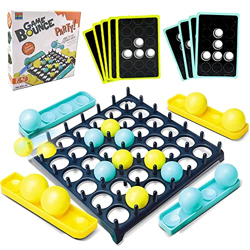 Bounce Off Game, Juego de Rebote, Juego de Pelota para Niños, Juego de Saltar La Pelota para Niños, Salto de Bola Juguete Rebotante, Juego Educativos Familiar Divertido para 2-4 Jugadores