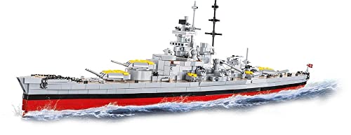 BRICKCOMPLETE Cobi 4835 Battleship Gneisenau & 4826 - Juego de 2 carier Graf Zeppelin