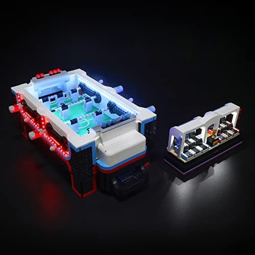 BRIKSMAX Kit de iluminación LED para Lego Ideas Futbolín - Compatible con Lego 21337 Building Blocks Model- No incluir el Conjunto de Lego