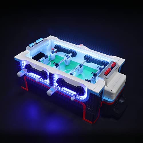 BRIKSMAX Kit de iluminación LED para Lego Ideas Futbolín - Compatible con Lego 21337 Building Blocks Model- No incluir el Conjunto de Lego