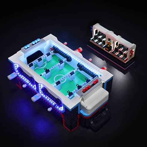 BRIKSMAX Kit de iluminación LED para Lego Ideas Futbolín - Compatible con Lego 21337 Building Blocks Model- No incluir el Conjunto de Lego