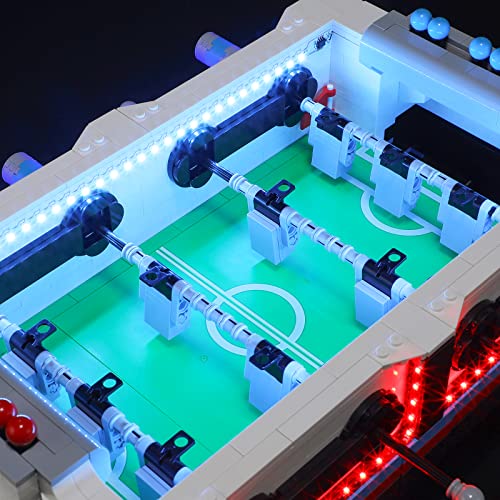 BRIKSMAX Kit de iluminación LED para Lego Ideas Futbolín - Compatible con Lego 21337 Building Blocks Model- No incluir el Conjunto de Lego