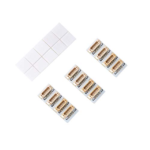 BRIKSMAX Placas de expansión RGB de 4 Puertos (4P) para iluminación DIY Lego/Moc (Paquete de 3)