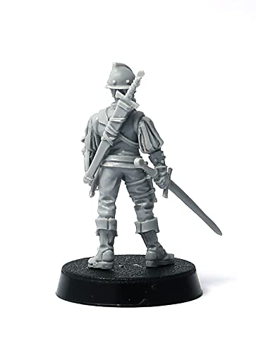 Brother Vinni Spain Conquistador 28 mm Resin Miniature for Wargaming and Tabletop RPG