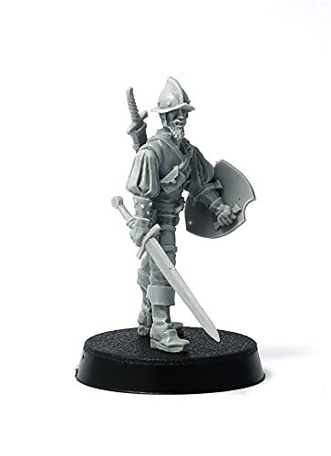 Brother Vinni Spain Conquistador 28 mm Resin Miniature for Wargaming and Tabletop RPG