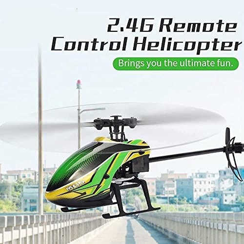 BTSOAR Giroscopio de 6 ejes Helicóptero de control remoto Aviones RC 2.4G 4CH Avión acrobático RC Helicóptero Flybarless de un solo rotor Juguete de drones for interiores y exteriores for niños adulto