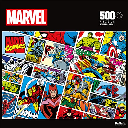 Buffalo Games - Regalos de Marvel Comics - Rompecabezas de 500 piezas
