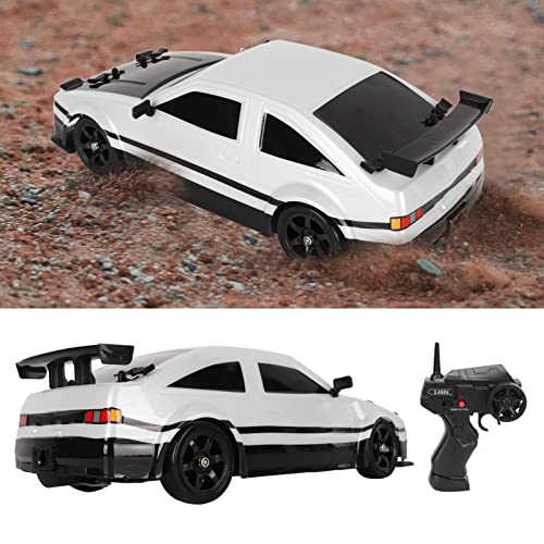 BuyWeek Coche de Control Remoto, 4 Ruedas motrices RC Car 1/16 2.4Ghz Simulado RC Drift Car Toy con 2 Juegos de neumáticos para niños y niñas