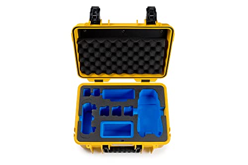 B&W OUTDOOR Funda de Transporte - Tipo 4000 para dron dji Mavic 3, dji Mavic 3 Fly More Combo o dji Mavic 3 Cine Premium Combo - Impermeable - Amarillo