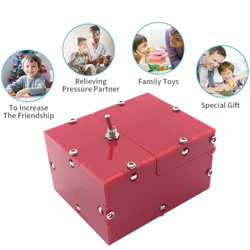 Caja aburrida inútil Déjame en paz Máquina, Juego amplio Juguetes complicados, Caja inútil Juguetes divertidos para adultos creativos Regalo para niños Juguetes divertidos para fiestas Juguetes de