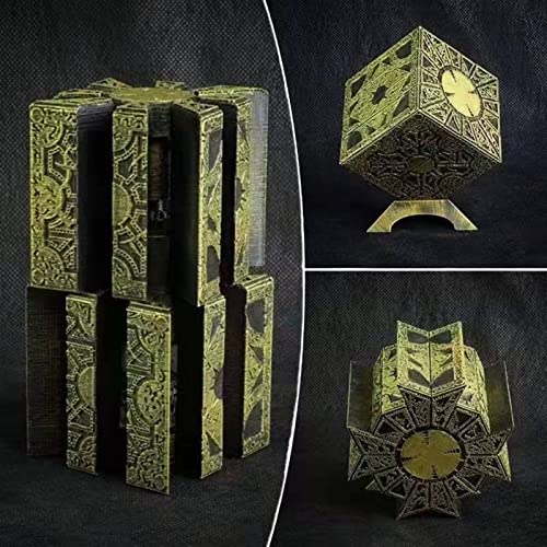 Caja de rompecabezas Hellraiser, mercancía coleccionable de películas de terror, bloqueo de configuración de lamento, novedad, película de miedo, decoración para el hogar y la oficina