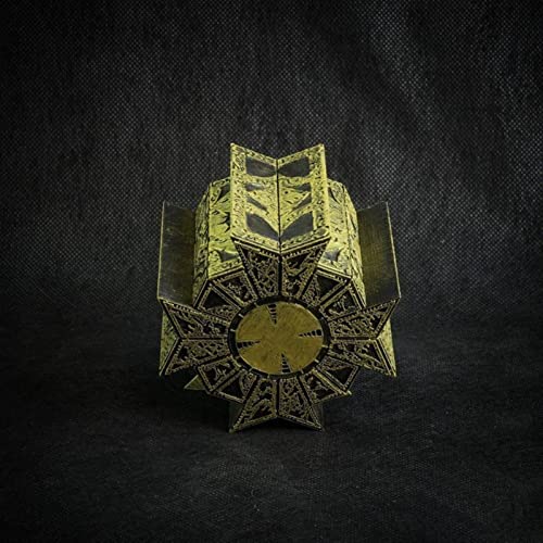 Caja de rompecabezas Hellraiser, mercancía coleccionable de películas de terror, bloqueo de configuración de lamento, novedad, película de miedo, decoración para el hogar y la oficina