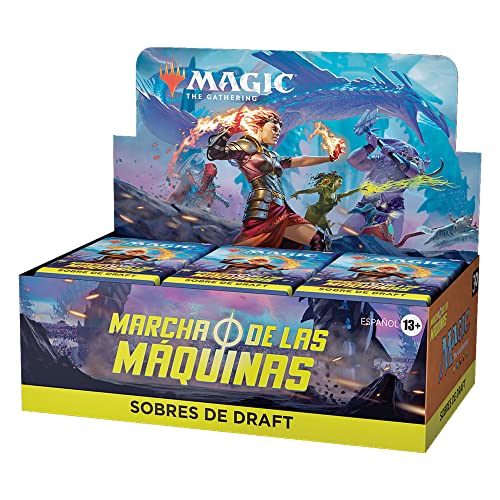 Caja de sobres de Draft de Marcha de las máquinas, de Magic: The Gathering, 36 sobres (Versión en Español)