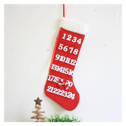 Calendario de Adviento de Navidad, Casa de muñeco de nieve de Papá Noel, calendario de Navidad, decoración de calendario, colgante de pared, colgante de elfo, bolsa de dulces, decoraciones navideñas K