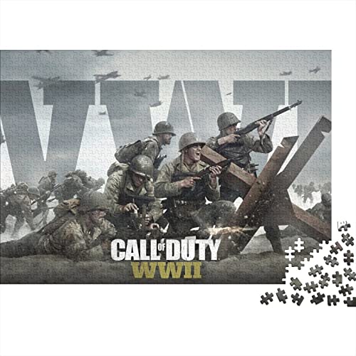 Call of Duty Puzzle 1000 Piezas Juego Relajados E Inteligentes,Puzzle De Juegos Familiares,Fiestas De Negocios,Regalos para El Amor Y Los Amigos 1000pcs (75x50cm)