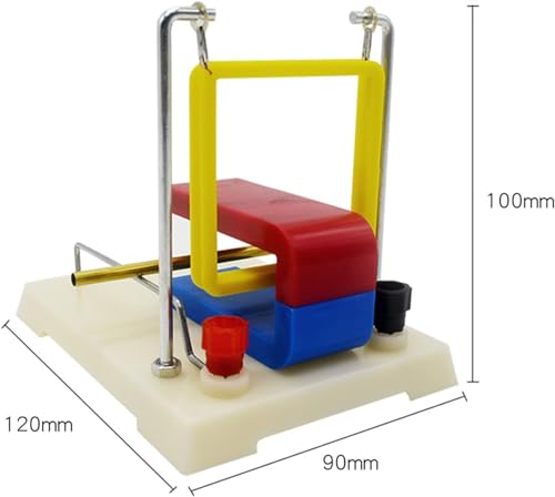 Campo Magnético Acción Actual Experimentador Modelo Bobina Cuadrada Cobre Regla De La Mano Izquierda Fuerza De Amperios Instrumento De Enseñanza De Física Carril Guía De Cobre Bobina