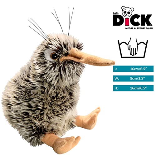 Carl Dick Peluche Pájaro, Kiwi Felpa, 15cm, 20cm Incluyendo el Pico 2811